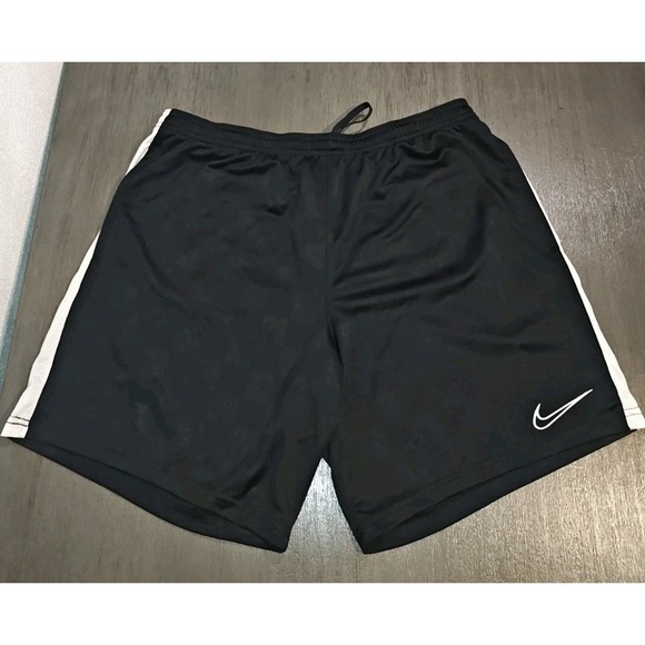 Nike Other - Nike Men's Breathe Academy Black Lux Gym Shorts in black & White Size XL